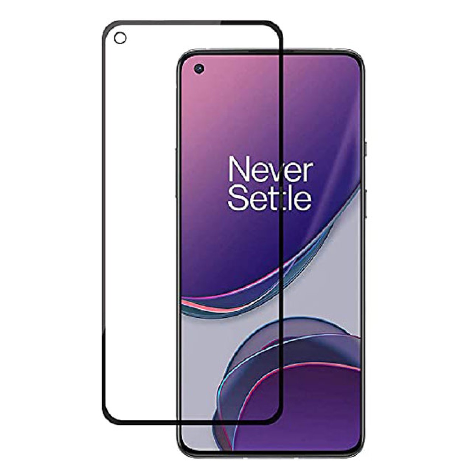 For OnePlus 8T  /  9 Edge to Edge Tempered Glass Screen Protector Guard