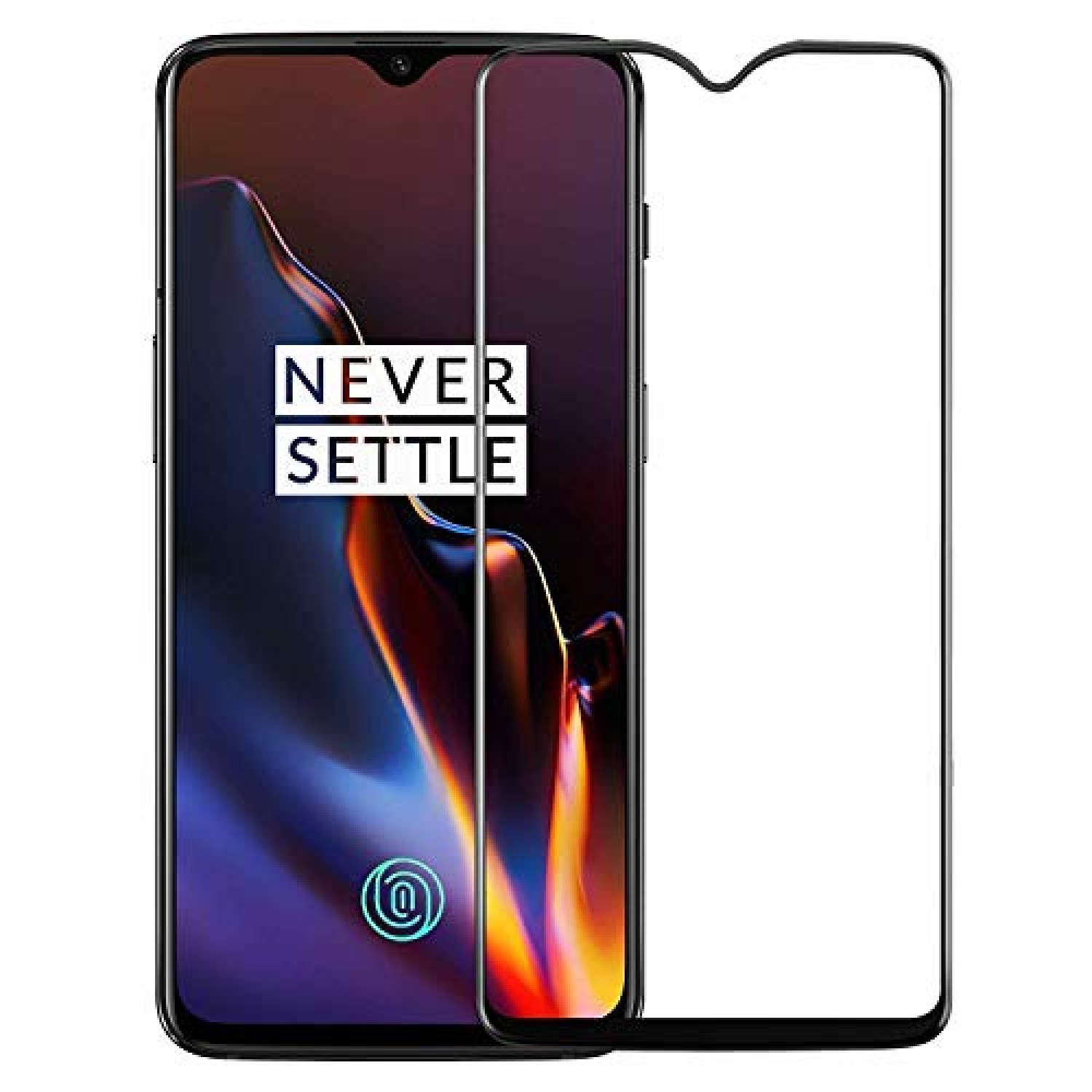 For Oneplus 6T  /  7 Edge to Edge Tempered Glass Screen Protector Guard